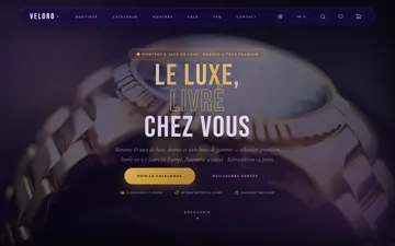 Boutique e-commerce — Veloro